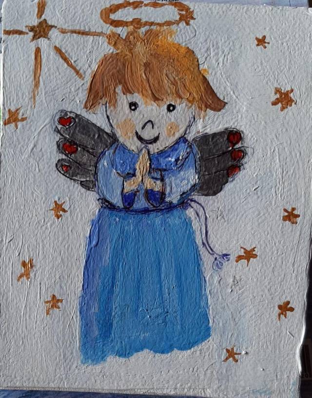 "Estampita Bautismo"