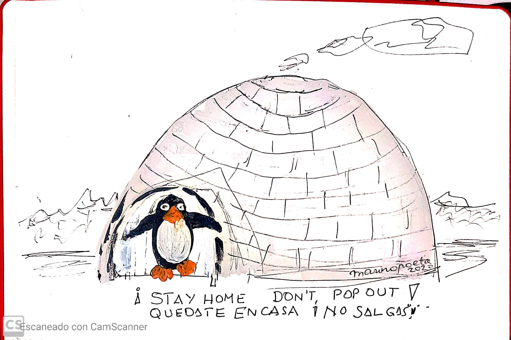 Quedate en casa, stay home